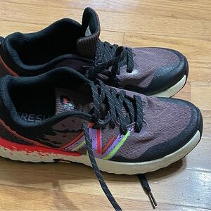 New Balance Fresh Foam Black and Red Sneakers